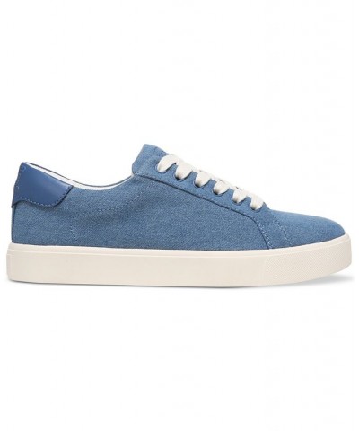 Ethyl Lace-Up Low-Top Sneakers Blue $36.80 Shoes