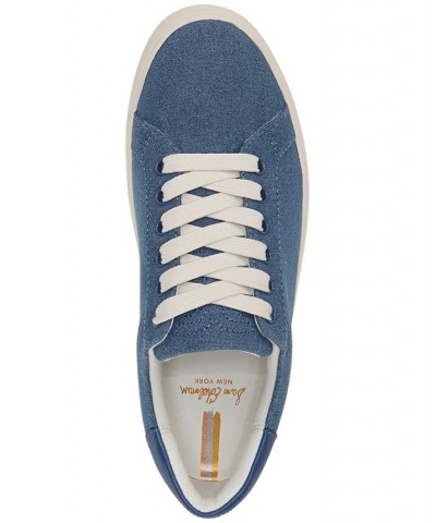 Ethyl Lace-Up Low-Top Sneakers Blue $36.80 Shoes