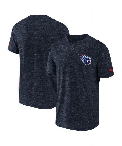 Men's NFL x Darius Rucker Collection by Navy Tennessee Titans Slub Henley T-shirt $16.00 T-Shirts