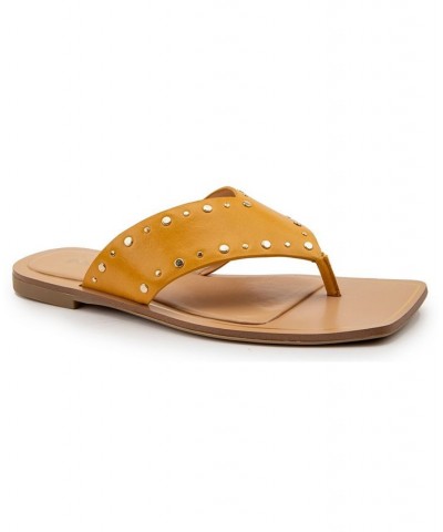 Women's Ixina Toe-Thong Flat Sandal PD02 $48.51 Shoes