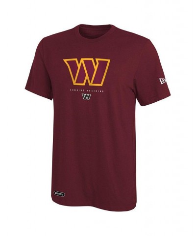 Men's Burgundy Washington Commanders Combine Authentic Ball Logo T-shirt $17.97 T-Shirts