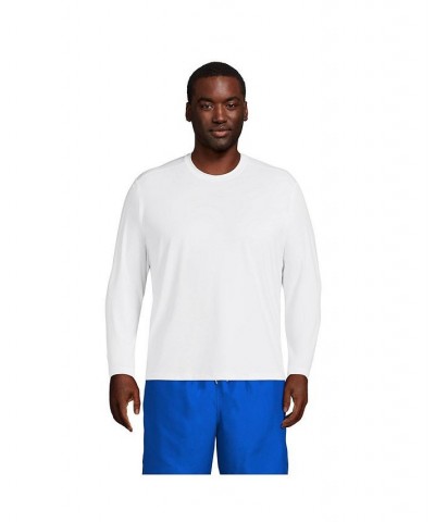 Men's Big Long Sleeve UPF 50 Swim Tee Rash Guard PD02 $32.97 Swimsuits