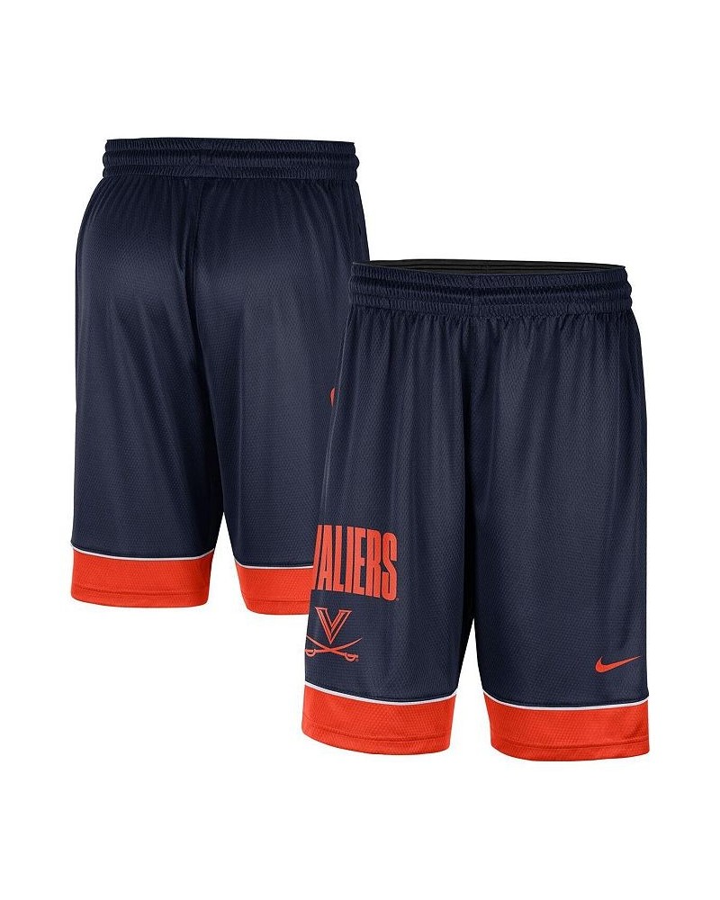 Men's Navy, Orange Virginia Cavaliers Fast Break Performance Shorts $20.15 Shorts