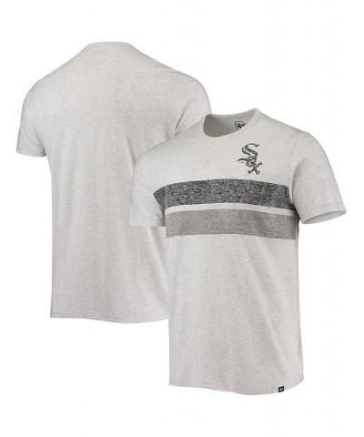 Men's Heathered Gray Chicago White Sox Team Logo T-shirt $18.92 T-Shirts