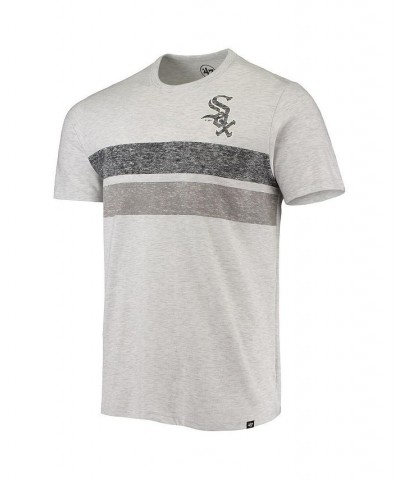 Men's Heathered Gray Chicago White Sox Team Logo T-shirt $18.92 T-Shirts