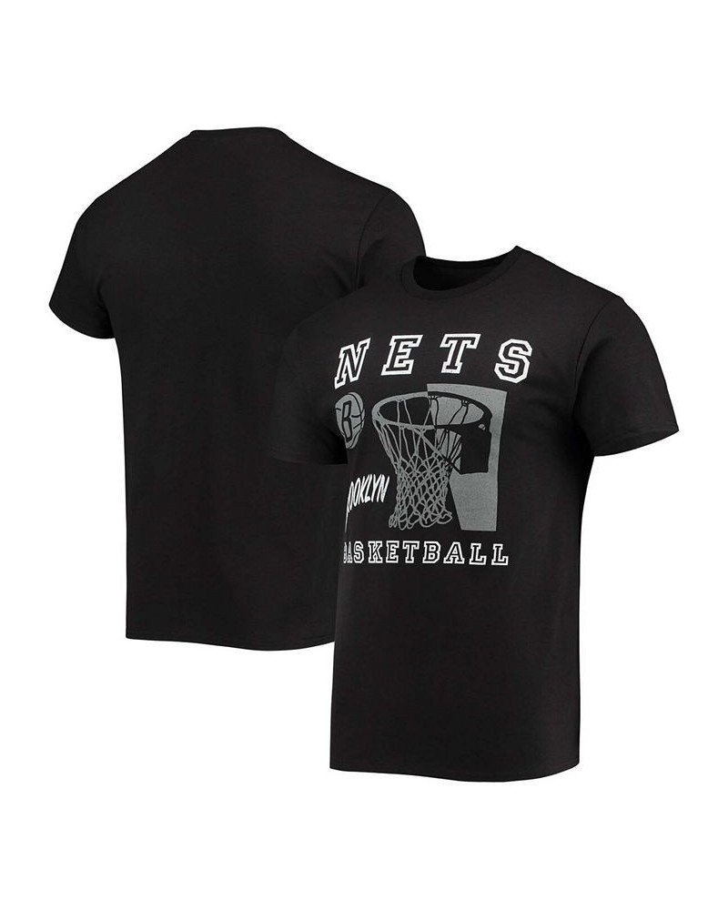 Men's Black Brooklyn Nets Slam Dunk T-shirt $20.39 T-Shirts