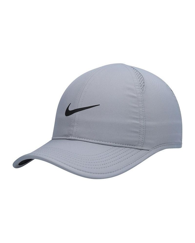 Men's Gray Featherlight Performance Adjustable Hat $20.87 Hats