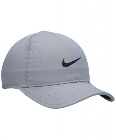 Men's Gray Featherlight Performance Adjustable Hat $20.87 Hats