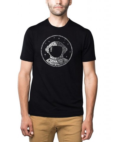 Men's Premium Blend Word Art I Need My Space Astronaut T-shirt Black $22.94 T-Shirts