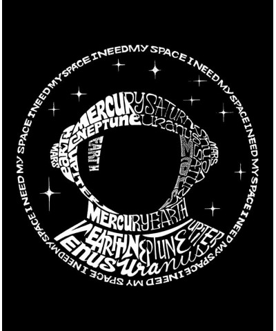 Men's Premium Blend Word Art I Need My Space Astronaut T-shirt Black $22.94 T-Shirts