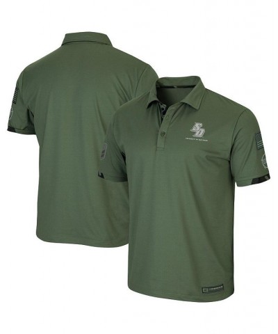 Men's Olive San Diego Toreros OHT Military-Inspired Appreciation Echo Polo Shirt $24.60 Polo Shirts