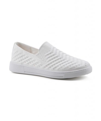 Women's Courage Slip-On Sneakers Silver $31.74 Shoes