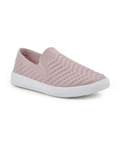 Women's Courage Slip-On Sneakers Silver $31.74 Shoes