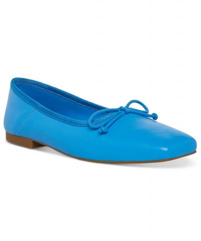 Vineyard Snip-Toe Ballet Flats Blue $25.48 Shoes