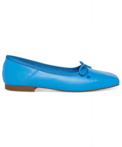 Vineyard Snip-Toe Ballet Flats Blue $25.48 Shoes