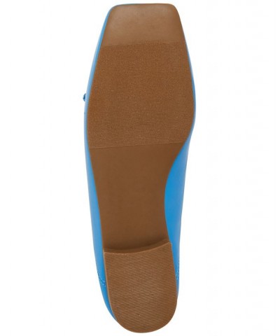 Vineyard Snip-Toe Ballet Flats Blue $25.48 Shoes