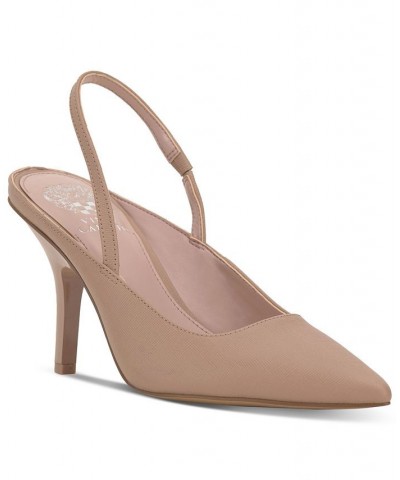 Riveq Pointed-Toe Slingback Pumps Pink $45.60 Shoes