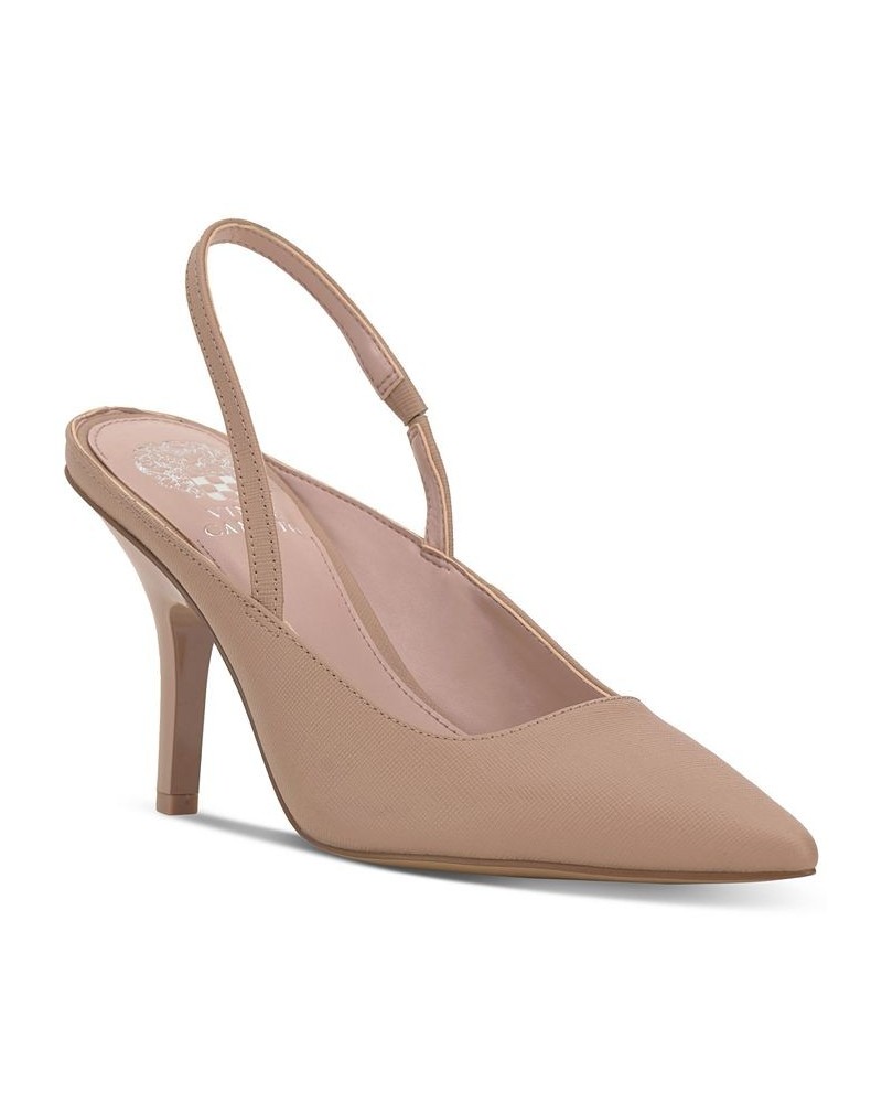 Riveq Pointed-Toe Slingback Pumps Pink $45.60 Shoes