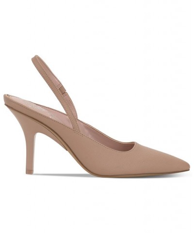 Riveq Pointed-Toe Slingback Pumps Pink $45.60 Shoes