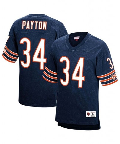 Men's Walter Payton Navy Chicago Bears Retired Player Name Number Acid Wash Top $37.20 T-Shirts