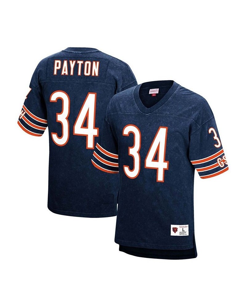 Men's Walter Payton Navy Chicago Bears Retired Player Name Number Acid Wash Top $37.20 T-Shirts