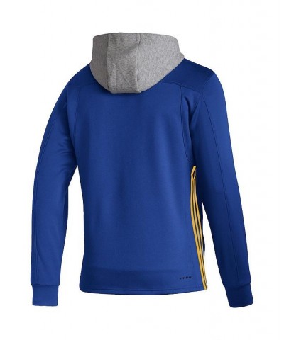 Men's Royal Buffalo Sabres Skate Lace AEROREADY Pullover Hoodie $44.19 Sweatshirt