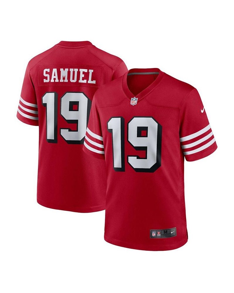 Men's Deebo Samuel Scarlet San Francisco 49ers Alternate Player Game Jersey $47.08 Jersey