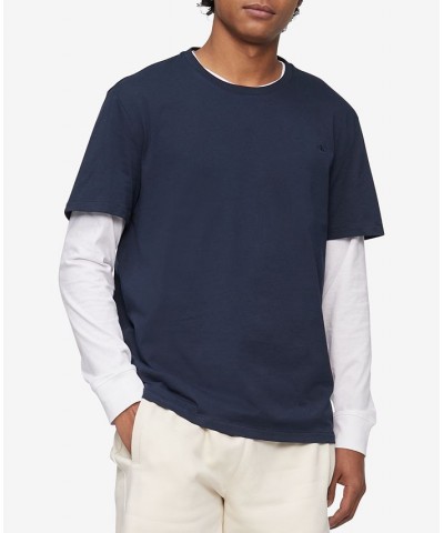 Men's Smooth Cotton Solid Crewneck T-Shirt PD03 $27.72 T-Shirts