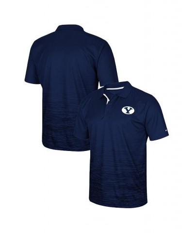 Men's Navy BYU Cougars Marshall Polo Shirt $27.30 Polo Shirts