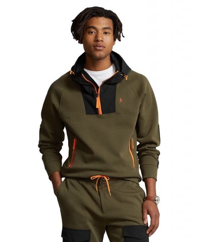 Men's Water-Repellent Hybrid Hoodie Green $91.52 Sweatshirt