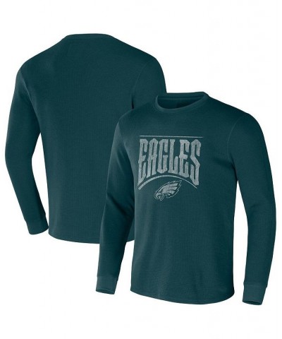 Men's NFL x Darius Rucker Collection by Midnight Green Philadelphia Eagles Long Sleeve Thermal T-shirt $21.60 T-Shirts