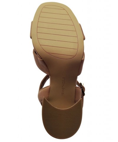 Women's Lessia Dress Sandals Brown $60.42 Shoes