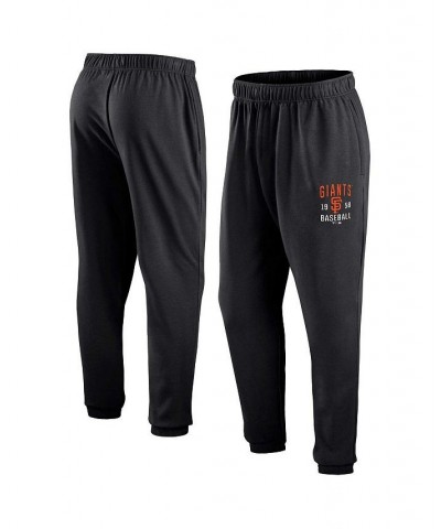 Men's Branded Black San Francisco Giants Go Overboard Fleece Sweatpants $24.20 Pants