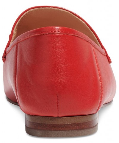 Women's Hanna Chained Loafers Red $45.78 Shoes