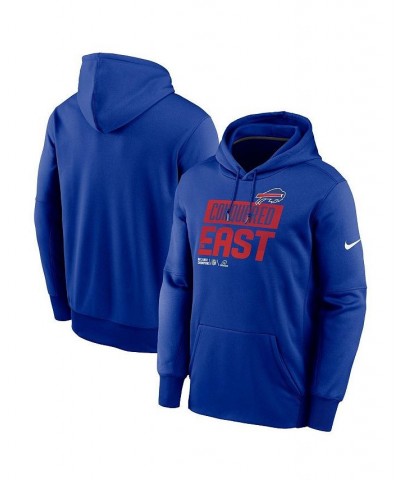 Men's Royal Buffalo Bills 2022 AFC East Division Champions Locker Room Trophy Collection Pullover Hoodie $42.75 Sweatshirt