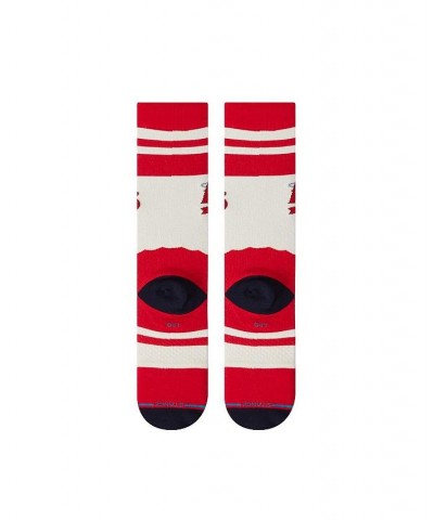 Men's Red Los Angeles Angels 2022 City Connect Crew Socks $14.10 Socks