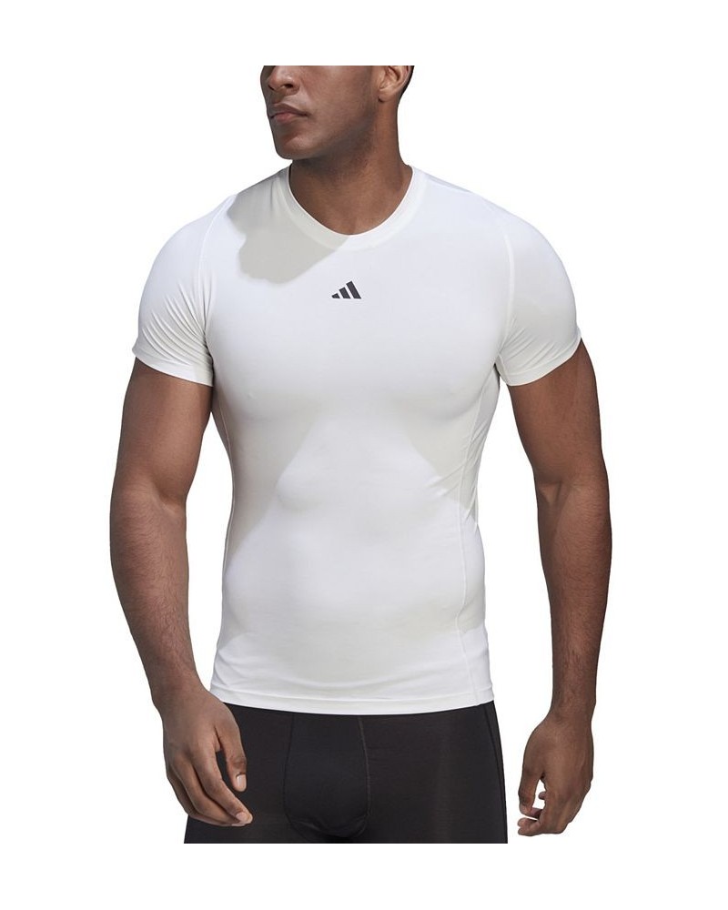 Men's Techfit Performance Training T-Shirt White $13.65 T-Shirts