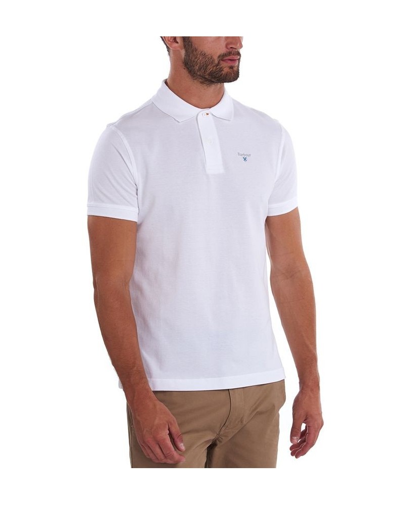 Men's Sport Polo Shirt White $41.65 Polo Shirts