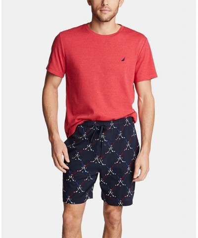 Men's Printed Cotton Pajama Shorts PD04 $14.10 Pajama