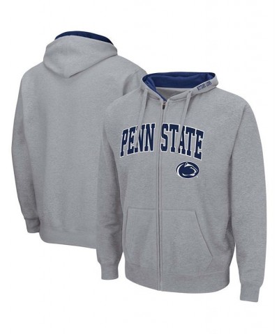 Men's Heathered Gray Penn State Nittany Lions Arch Logo 3.0 Full-Zip Hoodie $24.90 Sweatshirt