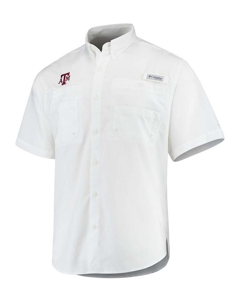 Men's White Texas A M Aggies Tamiami Shirt $33.14 Shirts