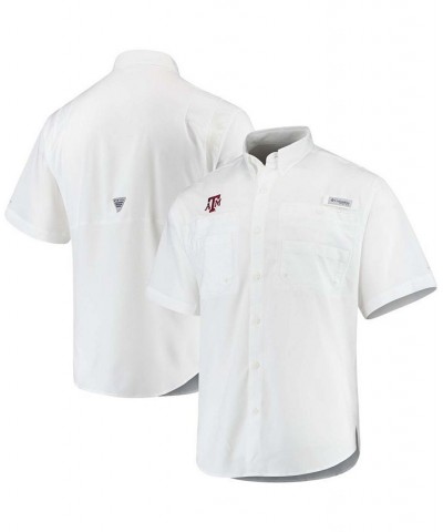 Men's White Texas A M Aggies Tamiami Shirt $33.14 Shirts