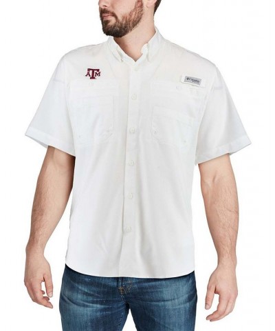 Men's White Texas A M Aggies Tamiami Shirt $33.14 Shirts