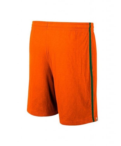 Men's Orange Miami Hurricanes Thunder Slub Shorts $15.84 Shorts