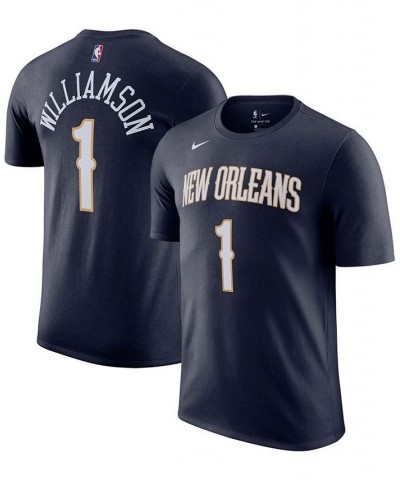 Men's Zion Williamson Navy New Orleans Pelicans Name & Number T-shirt $26.09 T-Shirts