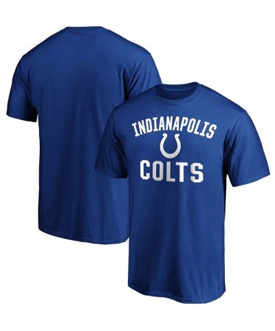 Men's Royal Indianapolis Colts Victory Arch T-shirt $13.33 T-Shirts