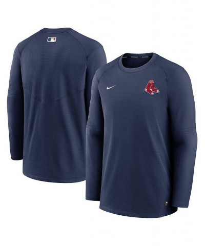 Men's Navy Boston Red Sox Authentic Collection Logo Performance Long Sleeve T-shirt $41.40 T-Shirts