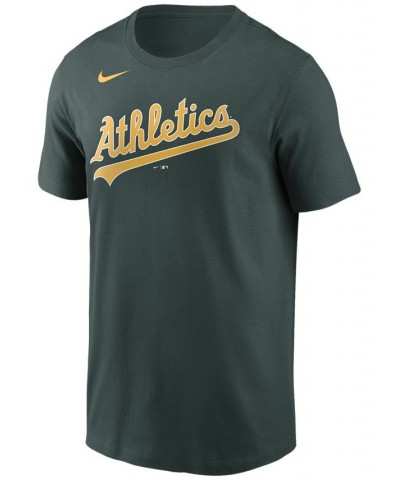 Oakland Athletics Men's Swoosh Wordmark T-Shirt $23.39 T-Shirts