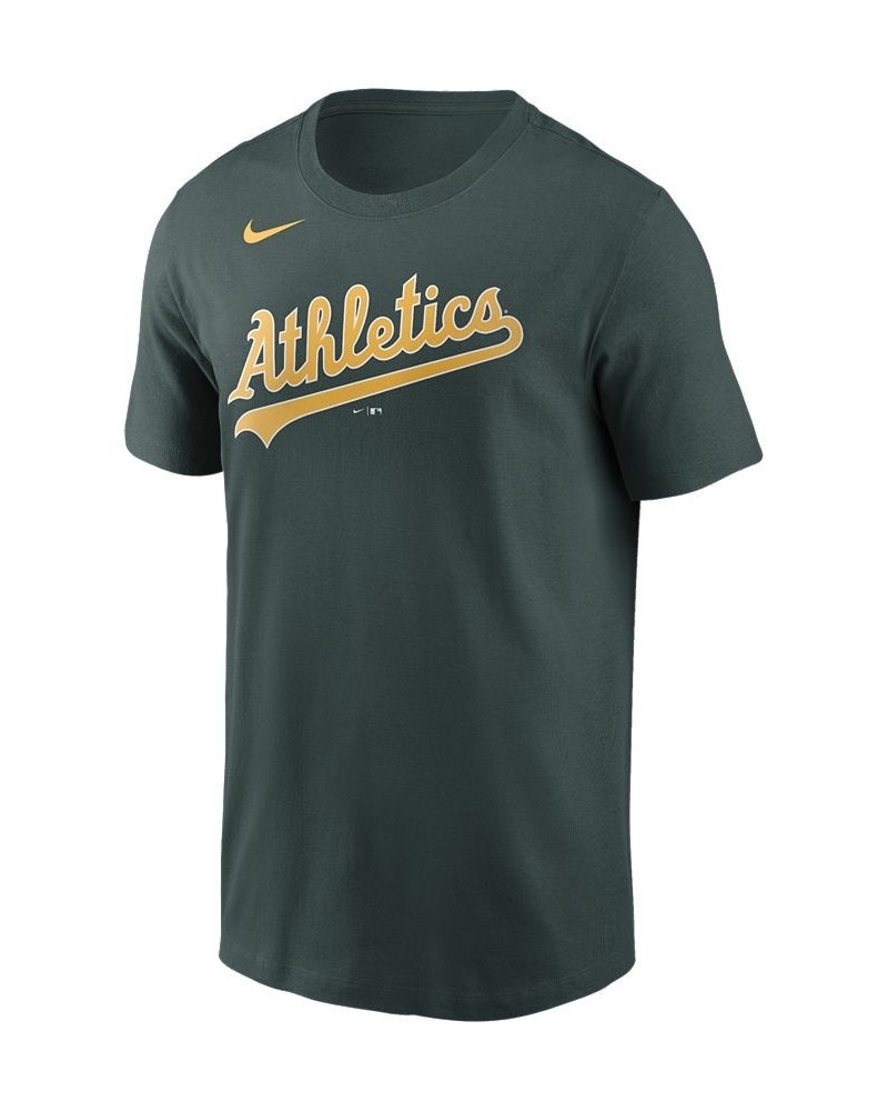 Oakland Athletics Men's Swoosh Wordmark T-Shirt $23.39 T-Shirts