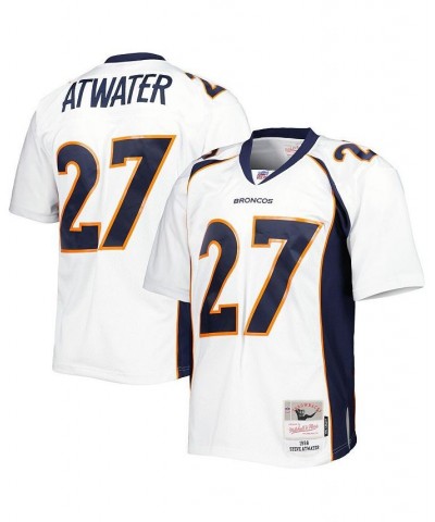 Men's Steve Atwater White Denver Broncos 1998 Legacy Replica Jersey $51.00 Jersey